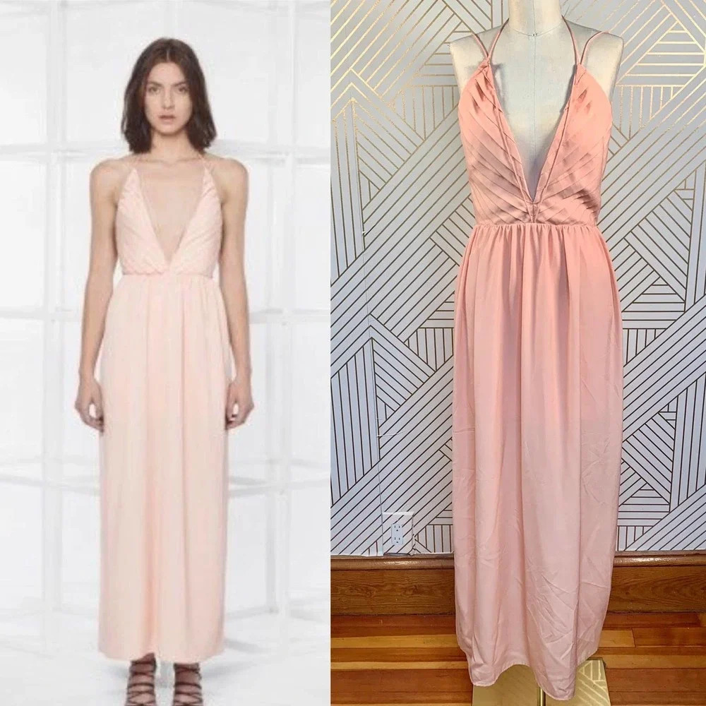 KEEPSAKE the Label Riptide Maxi Dress in Apricot